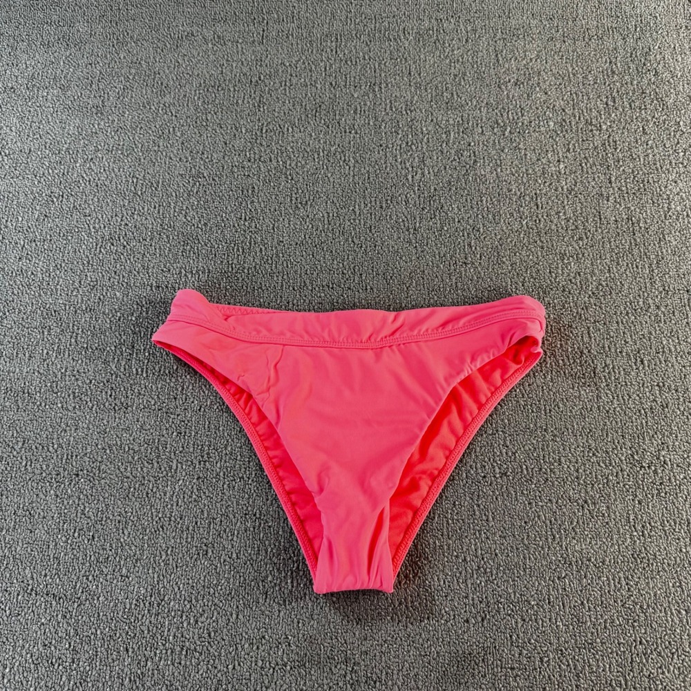 Billabong Bikini Bottoms‎ Womens Medium Neon Pink High Cut Wide Waistband Swim